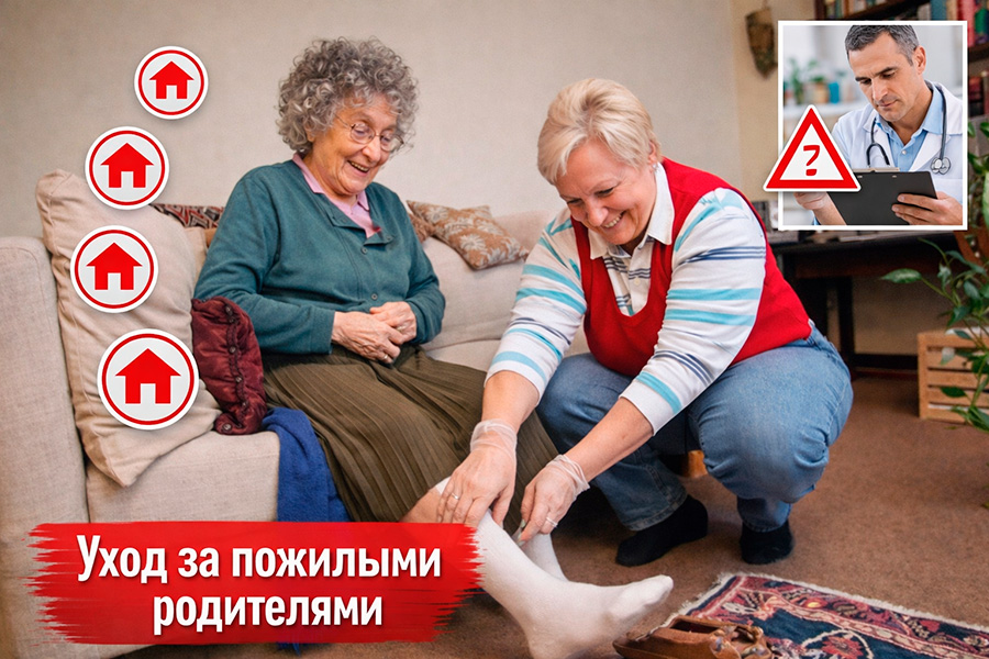 Уход за пожилыми родителями: как не выгореть и организовать помощь