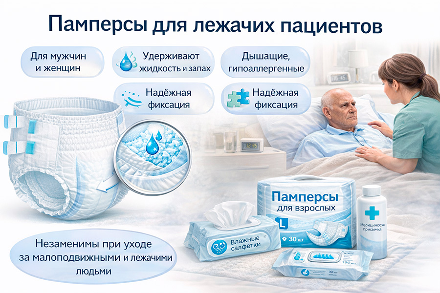Памперсы для лежачих пациентов