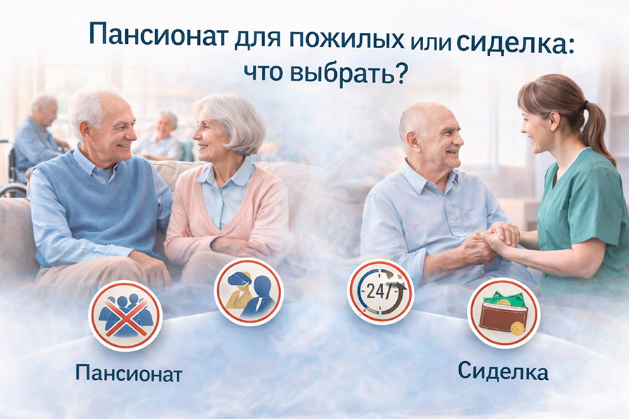 Пансионат или сиделка: что выбрать