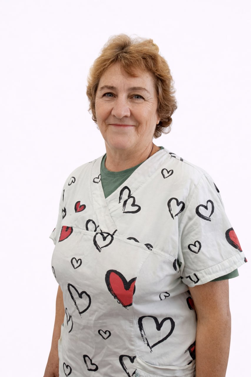 Санитарка Баганова Алла